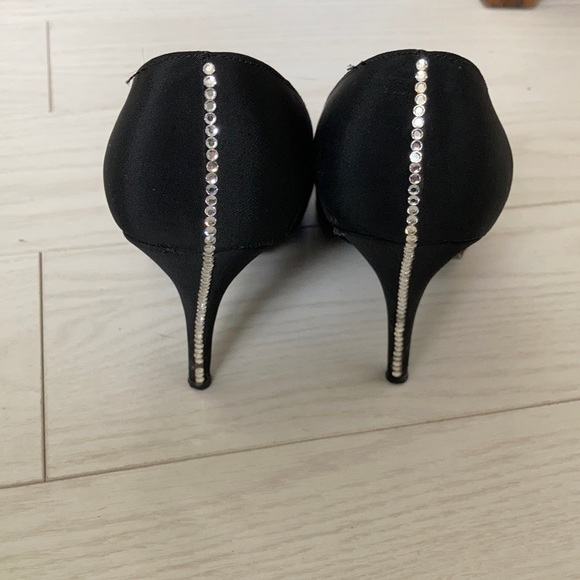 Vintage black rhinestone pumps - Picture 2 of 3